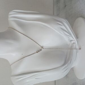 Mia Fiore Dyadema Sterling Silver 925 Twisted Adjust Necklace Up to 24" long